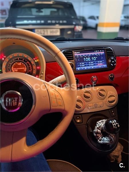 Usado Fiat 500 69 CV (50 kW) 2014 Rojo Berlina