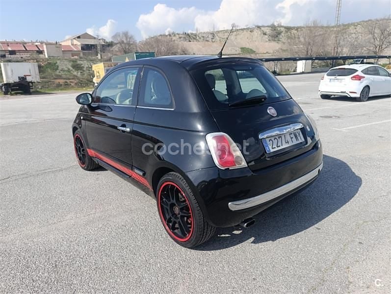 Usado Fiat 500 Sport 100 CV (73 kW) 2007 Negro Berlina