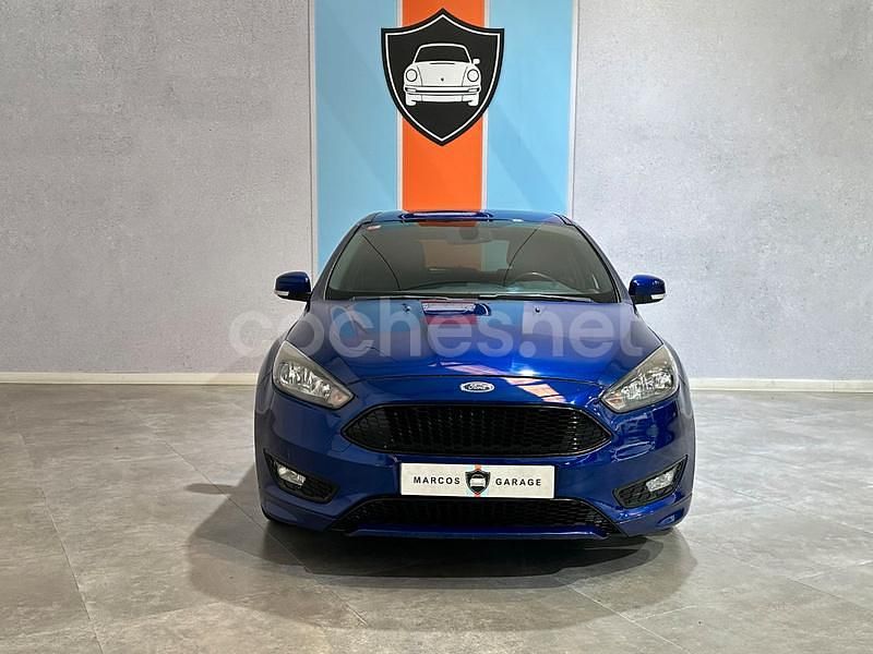 Usado Ford Focus ST-Line 125 CV (91 kW) 2017 Azul Berlina