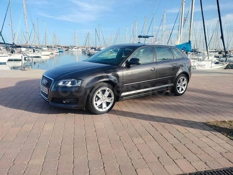 Usado Audi A3 Ambition 160 CV (117 kW) 2009 Negro Utilitario
