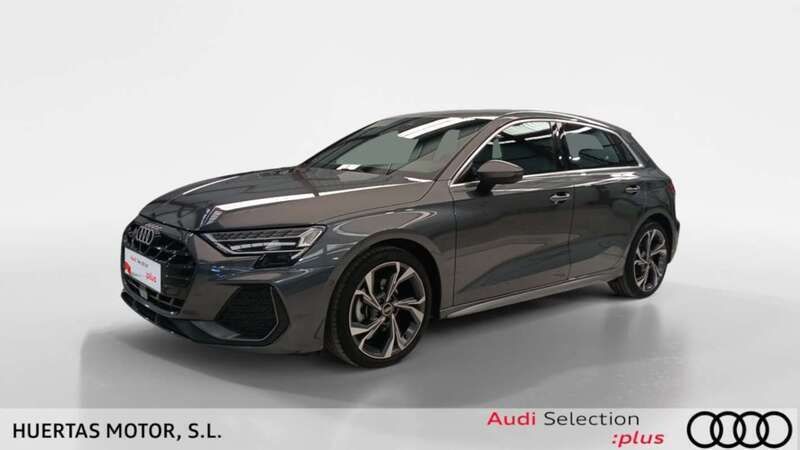 Gris Usado 2024 Audi A3 Berlina | 36.900 € (Precio justo) - Imagen 1/4