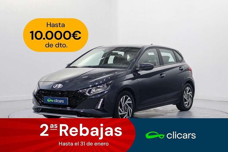 Gris Usado 2024 Hyundai i20 Utilitario | 14.590 € (Precio justo) - Imagen 1/4
