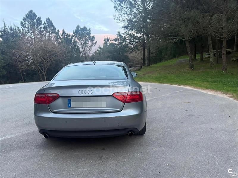 Usado Audi A5 190 CV (139 kW) 2008 Gris / plata Coupe