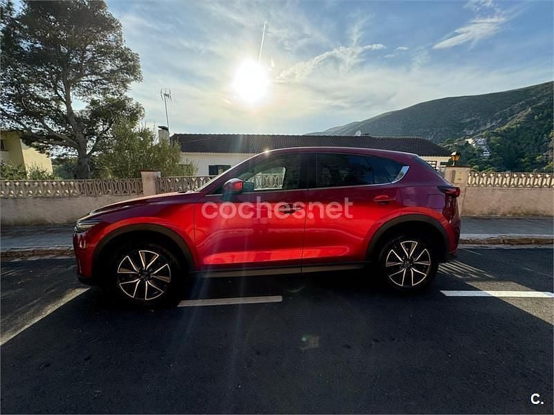 Usado Mazda CX-5 150 CV (110 kW) 2017 Granate SUV