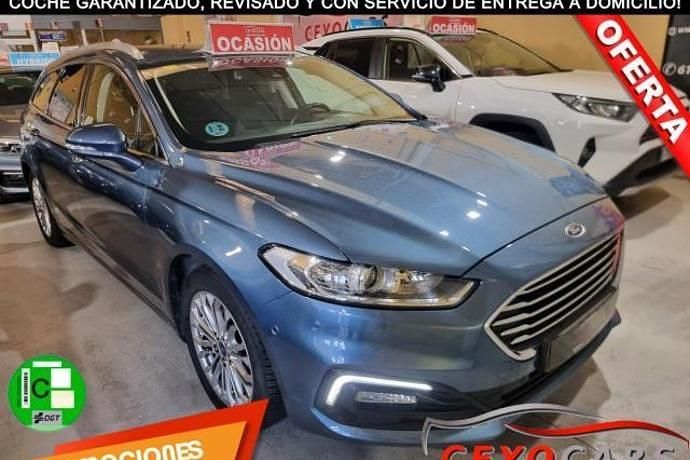 Azul Usado 2020 Ford Mondeo Titanium Familiar | 14.500 € (Precio justo) - Imagen 1/3