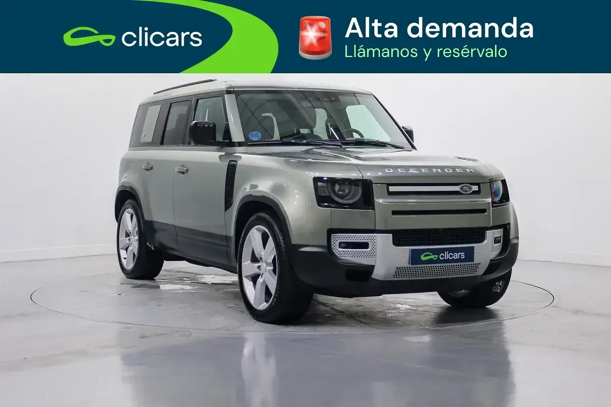 Usado Land Rover Defender HSE 404 CV (297 kW) 2021 Verde SUV