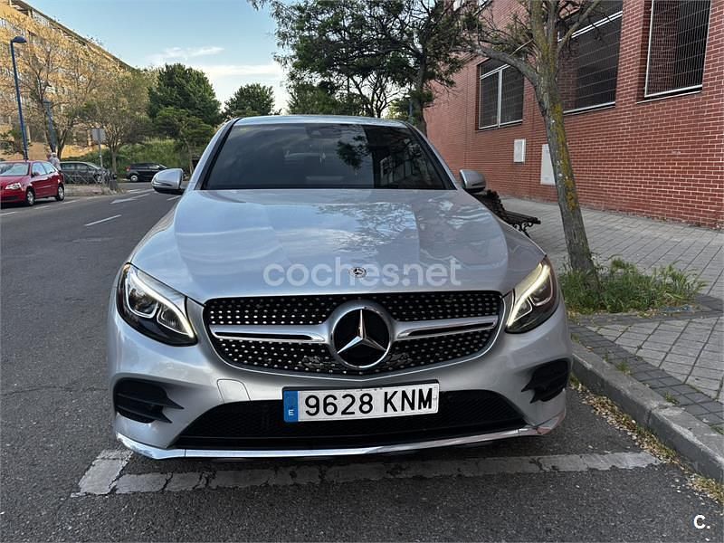 Usado Mercedes GLC250 211 CV (155 kW) 2018 Gris / plata Coupe