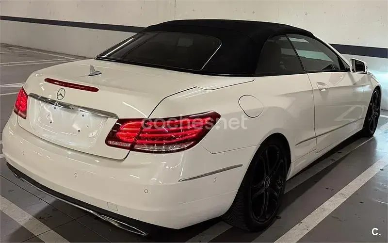 Usado Mercedes E220 170 CV (125 kW) 2014 Blanco Descapotable