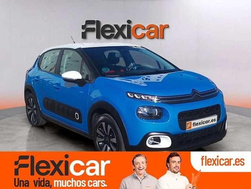 Usado Citroën C3 Feel 82 CV (60 kW) 2021 Azul Utilitario