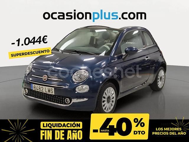 Azul Usado 2022 Fiat 500C Dolcevita Descapotable | 11.490 € (Precio justo) - Imagen 1/4