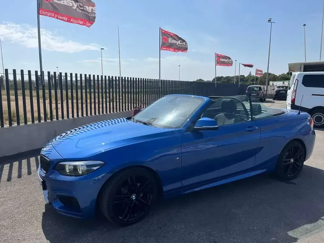 Usado BMW 218 136 CV (100 kW) 2020 Azul Descapotable
