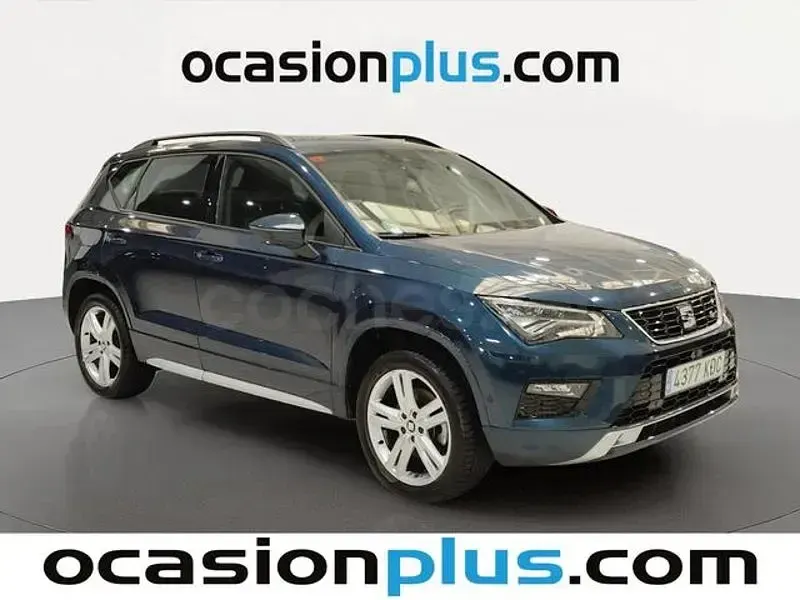 Usado Seat Ateca 4Drive 150 CV (110 kW) 2017 Azul SUV
