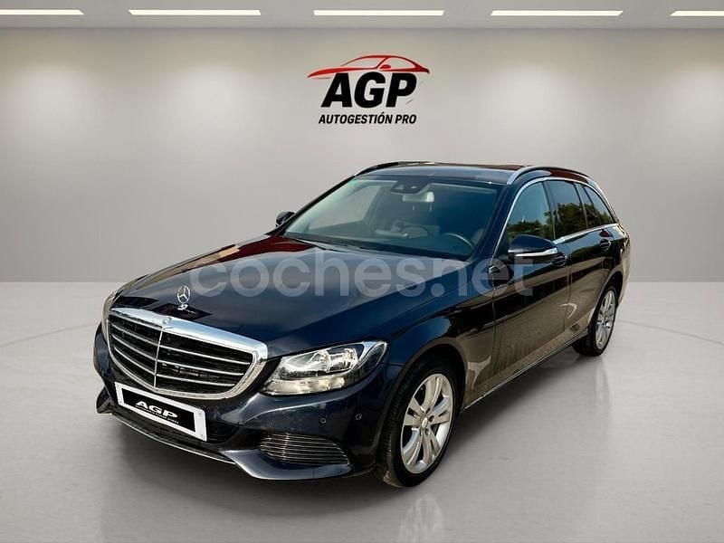 Azul Usado 2016 Mercedes C220 Exclusive Familiar | 19.000 € (Precio justo) - Imagen 1/4