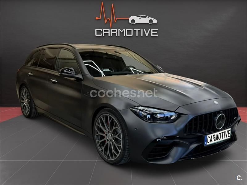 Usado Mercedes C63S AMG 680 CV (500 kW) 2023 Negro Familiar