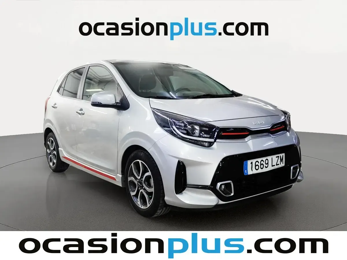 Usado Kia Picanto GT-Line 84 CV (61 kW) 2022 Gris plata Utilitario