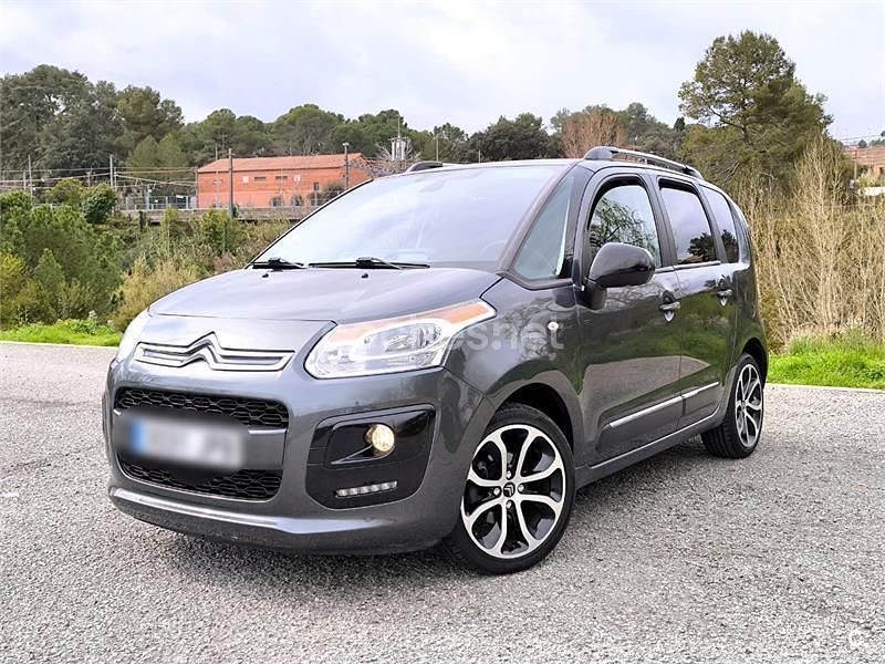 Usado Citroën C3 Picasso Exclusive 99 CV (72 kW) 2016 Gris / plata Monovolumen