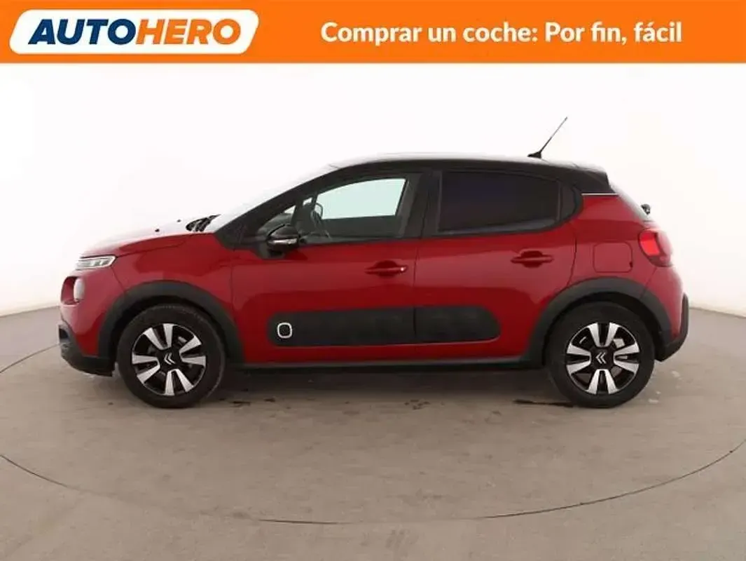 Usado Citroën C3 Feel 82 CV (60 kW) 2019 Rojo Utilitario