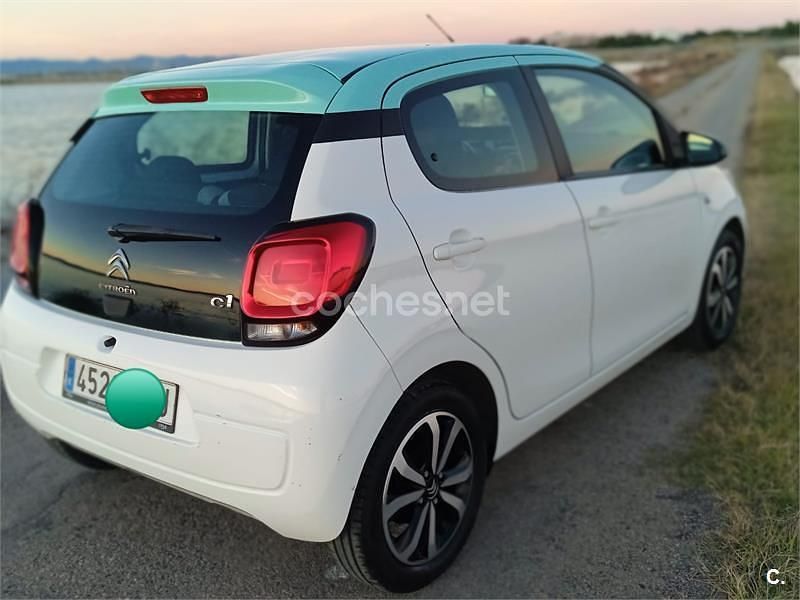 Usado Citroën C1 Feel 82 CV (60 kW) 2018 Blanco Utilitario