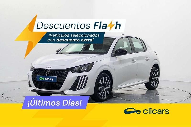 Blanco Usado 2024 Peugeot 208 Active Utilitario | 13.190 € (Buen precio) - Imagen 1/4