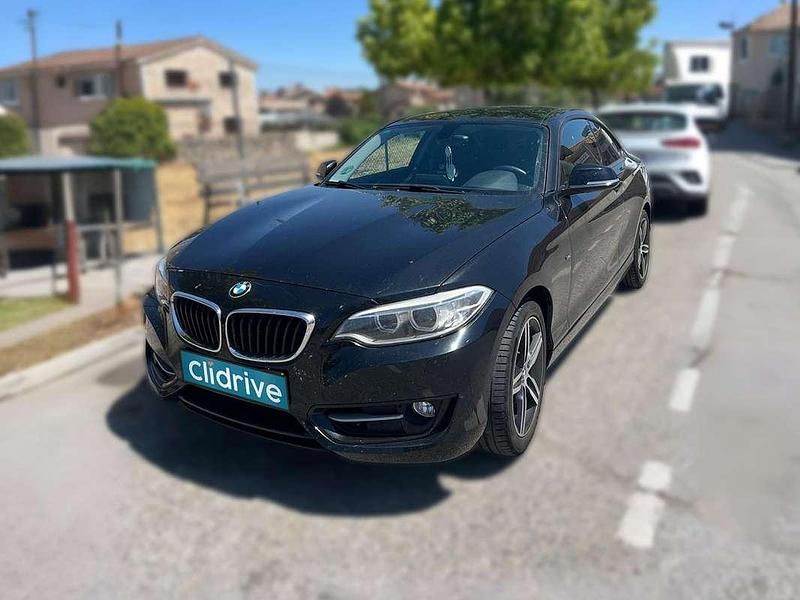Negro Usado 2014 BMW 218 Coupe | 12.290 € - Imagen 1/3