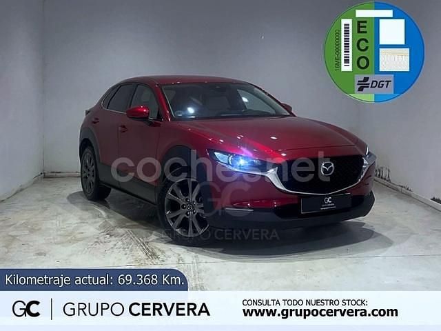Rojo Usado 2022 Mazda CX-30 Exclusive-Line SUV | 23.990 € (Precio justo) - Imagen 1/4