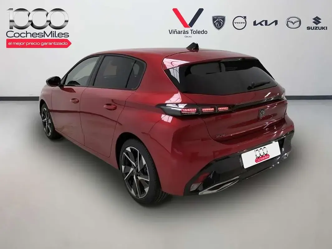 Usado Peugeot 308 Allure 131 CV (96 kW) 2024 Rojo Berlina