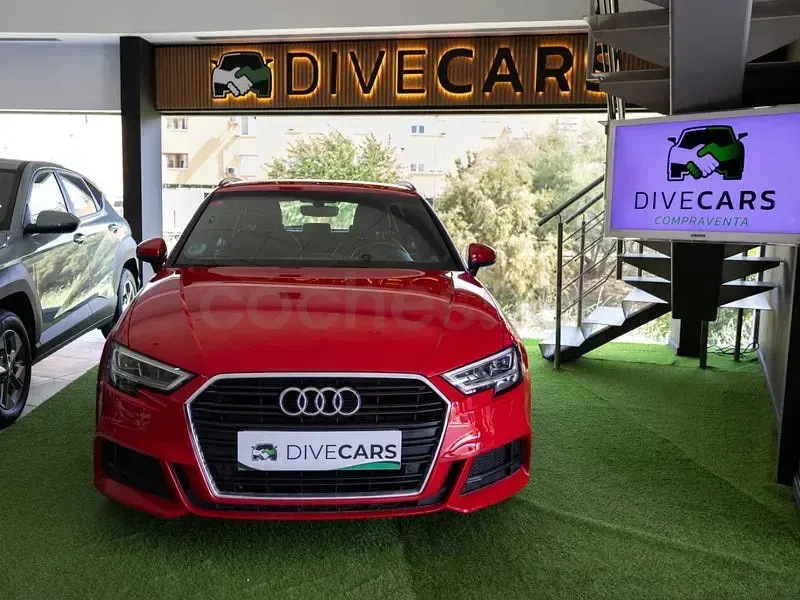 Usado Audi A3 S-Line 150 CV (110 kW) 2019 Rojo Berlina