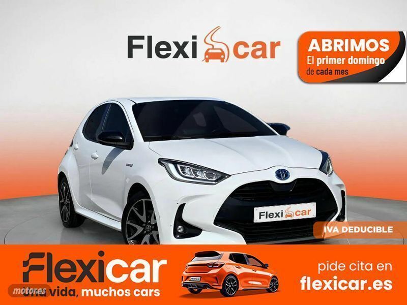 Blanco Usado 2021 Toyota Yaris Hybrid Active Berlina | 16.990 € (Precio justo) - Imagen 1/4