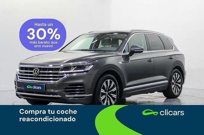 Gris Usado 2021 VW Touareg Elegance SUV | 44.790 € (Precio justo) - Imagen 1/4