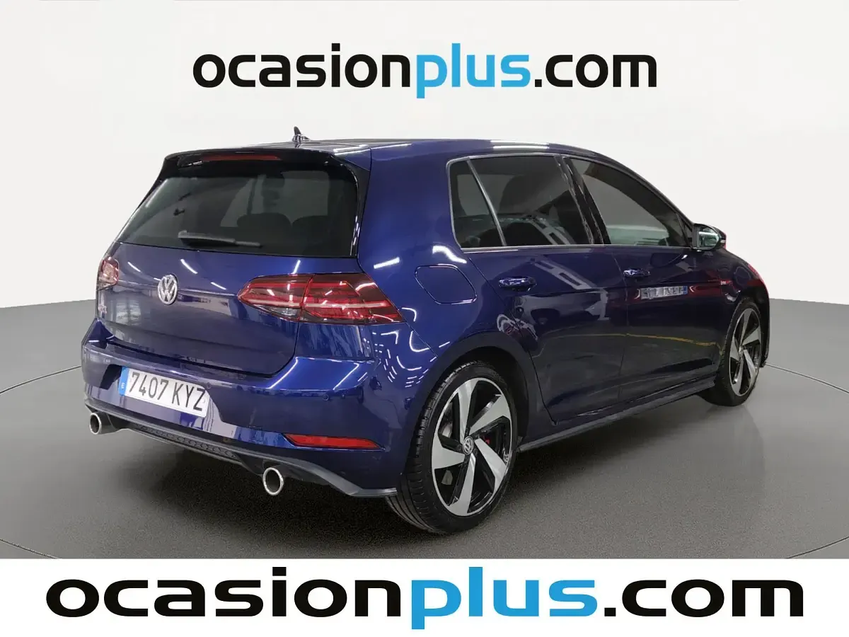 Usado VW Golf VII GTI 245 CV (180 kW) 2019 Azul Utilitario