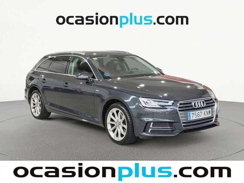Usado Audi A4 S-Line 170 CV (125 kW) 2018 Gris Familiar