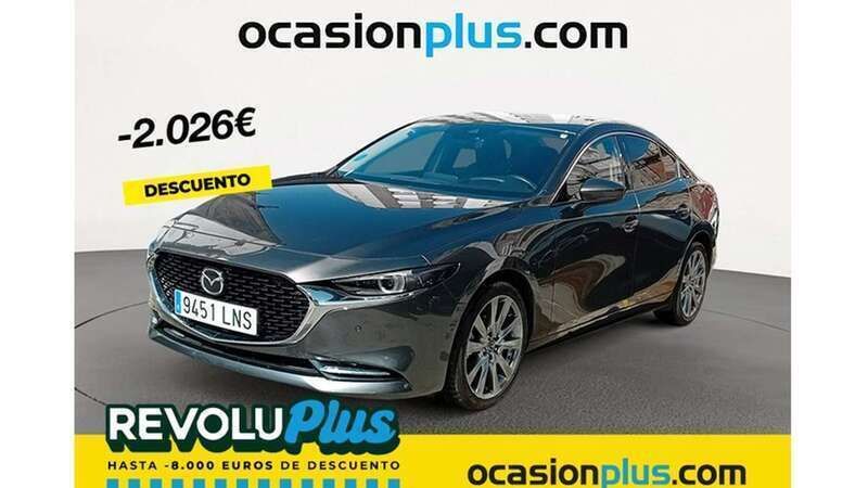 Gris Usado 2021 Mazda 3 Berlina | 20.264 € (Buen precio) - Imagen 1/4
