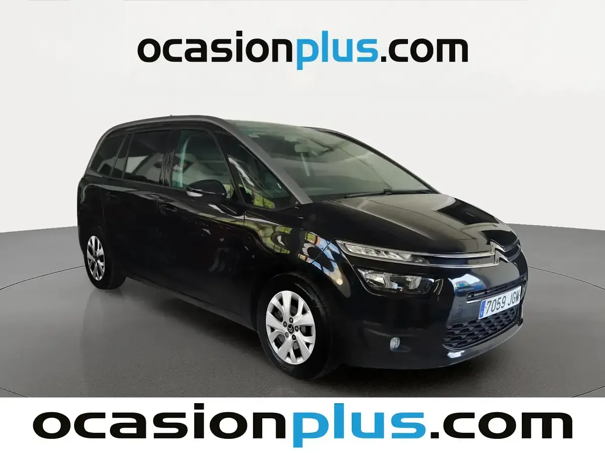 Usado Citroën C4 PureTech 130 CV (95 kW) 2015 Negro Monovolumen