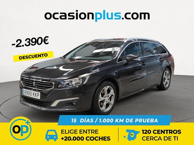Gris Usado 2018 Peugeot 508 Active Familiar | 9690 € (Precio justo) - Imagen 1/4