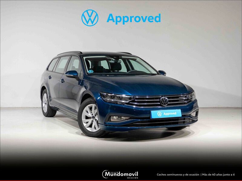 Azul Usado 2021 VW Passat Business Familiar | 23.850 € (Un poco caro) - Imagen 1/4