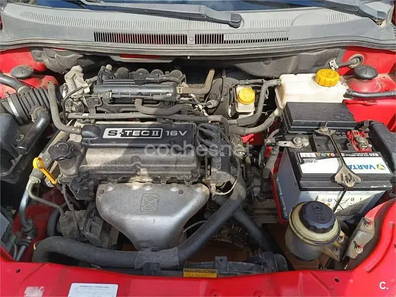 Usado Chevrolet Aveo LT 84 CV (61 kW) 2009 Rojo Berlina