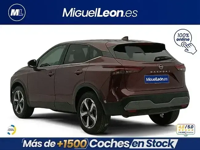 Usado Nissan Qashqai N-Connecta 140 CV (102 kW) 2023 Granate SUV