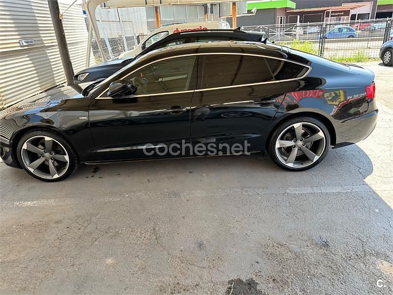 Usado Audi A5 Sportback 177 CV (130 kW) 2014 Negro Utilitario