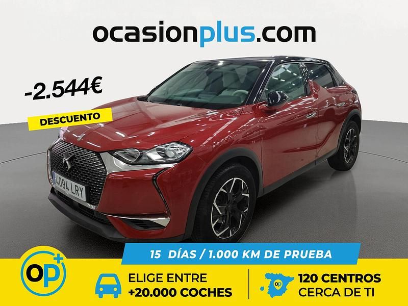 Rojo Usado 2021 DS Automobiles DS3 Crossback So Chic SUV | 14.790 € (Buen precio) - Imagen 1/4