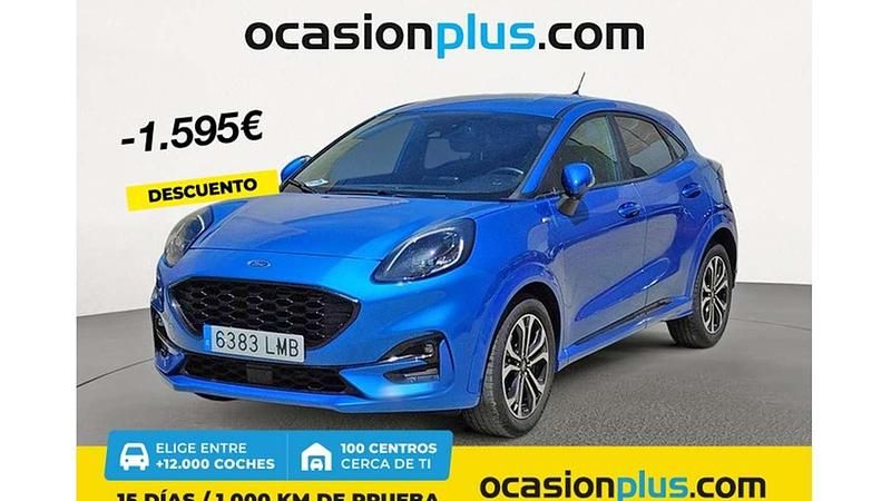 Azul Usado 2020 Ford Puma Gen-E ST-Line SUV | 13.628 € (Precio justo) - Imagen 1/4