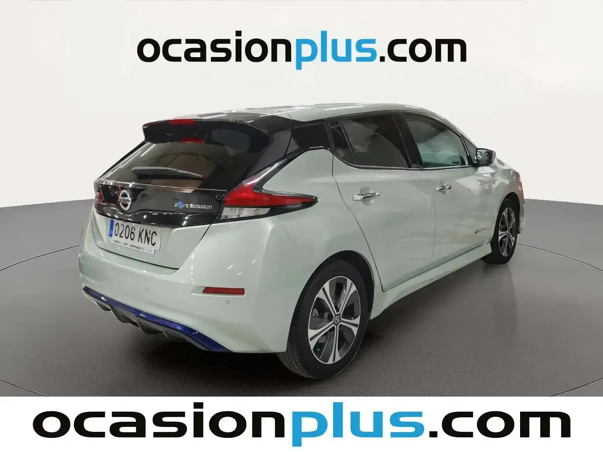 Usado Nissan Leaf N-Connecta 110 kW (150 CV) 2018 Gris Utilitario