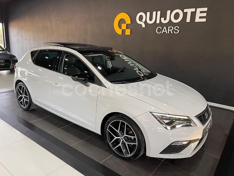 Usado Seat Leon FR 125 CV (91 kW) 2018 Blanco Berlina