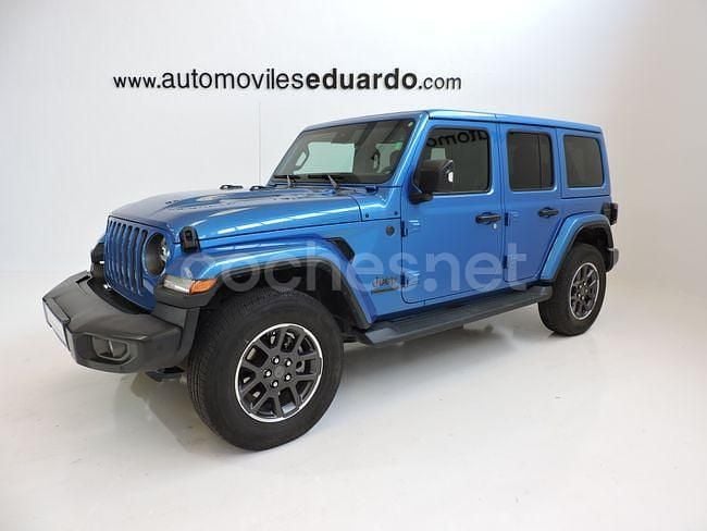 Azul Usado 2022 Jeep Wrangler 80th Anniversary SUV | 56.500 € (Precio justo) - Imagen 1/4