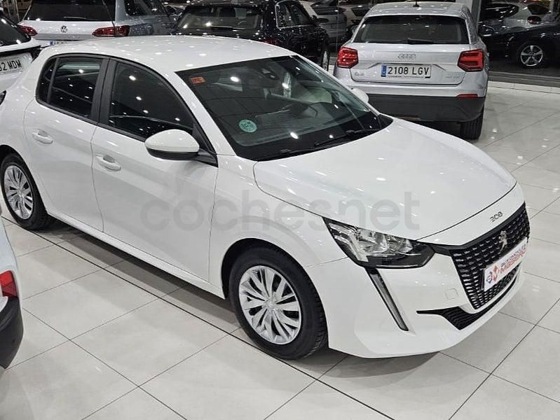 Usado Peugeot 208 Active 100 CV (73 kW) 2021 Blanco Utilitario