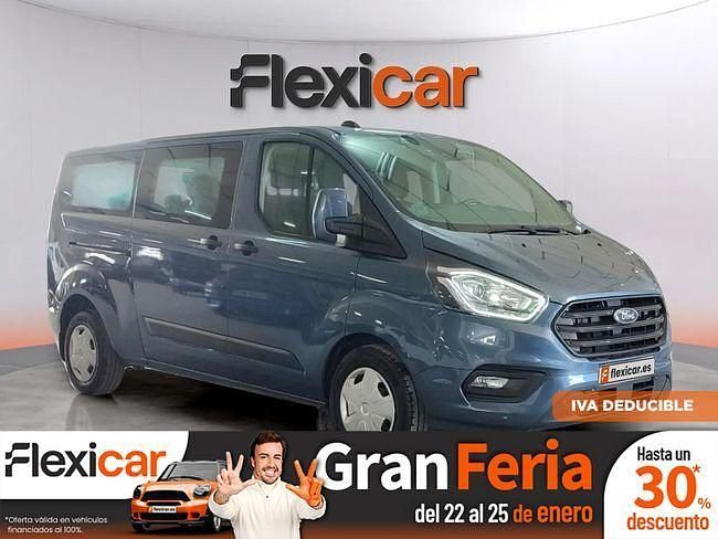 Azul Usado 2023 Ford Transit Custom Trend Familiar | 31.490 € (Precio justo) - Imagen 1/4