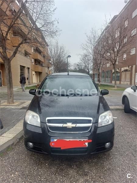 Usado Chevrolet Aveo LT 94 CV (69 kW) 2007 Negro Berlina