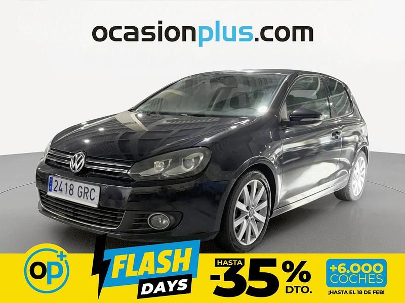 Negro Usado 2009 VW Golf VI Sportline Utilitario | 8500 € (Precio justo) - Imagen 1/4