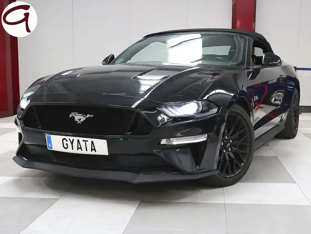 Usado Ford Mustang GT Convertible 450 CV (330 kW) 2022 Negro Descapotable