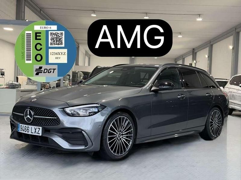 Gris Usado 2022 Mercedes C220 Familiar | 42.900 € (Caro) - Imagen 1/4