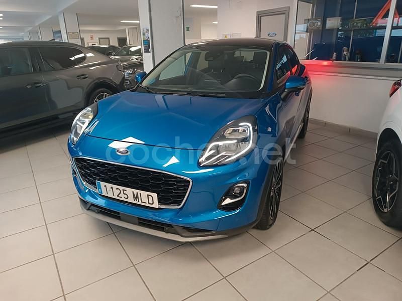 Azul Usado 2023 Ford Puma Gen-E Titanium SUV | 24.600 € (Un poco caro) - Imagen 1/4